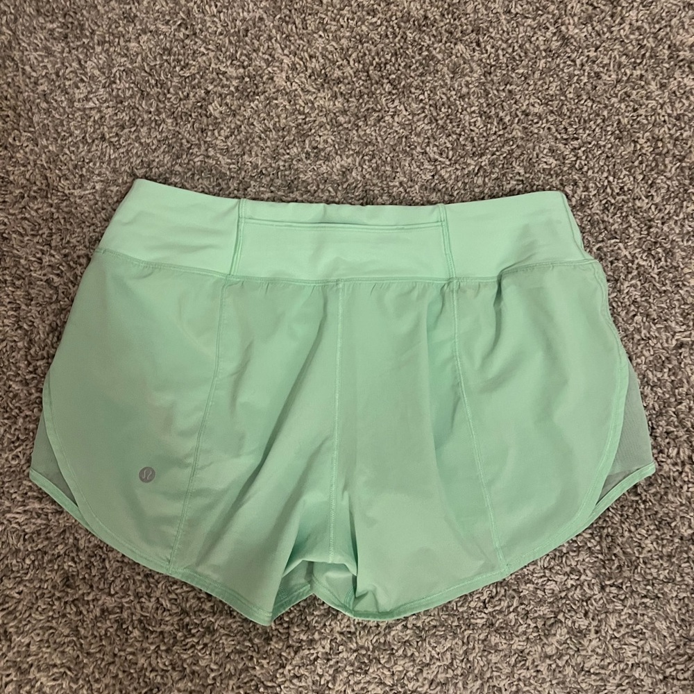 Lululemon Mint Green Athletic Shorts - Picture 2 of 2